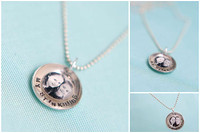 Amber Mini Sterling Necklace